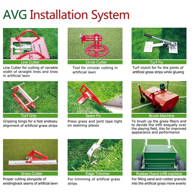 AVG φυσική συνθετική χλόη 20MM προμηθευτών χλόης κήπων τεχνητή 0