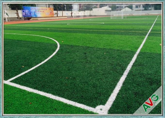 Εύκολη Monofilament εγκατάστασης συνθετική χλόη ποδοσφαίρου για τα γήπεδα ποδοσφαίρου 0