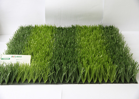 ΚΙΝΑ Τεχνητή χλόη 50MM γηπέδων ποδοσφαίρου ελαστικότητας AVG υψηλή σκούρο πράσινο χρώμα προμηθευτής