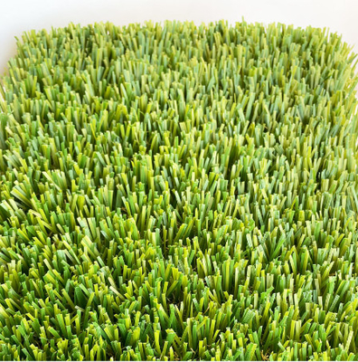 ΚΙΝΑ Ανοικτό πράσινο τεχνητή χλόη κήπων βέργας κίτρινη με το επίστρωμα λατέξ SBR προμηθευτής