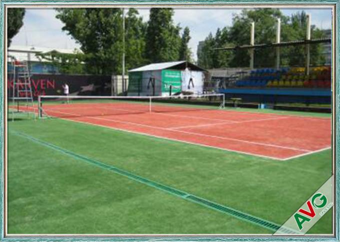 Συνθετική χλόη αντισφαίρισης ITF τυποποιημένη, πλαστή χλόη γηπέδου αντισφαίρισης PP + υποστήριξη δικτύου 0