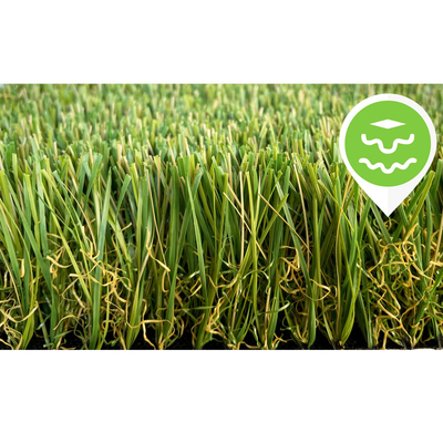 ΚΙΝΑ 3/8» τεχνητή χορτοταπήτων πλαστή τύρφη ταπήτων χλόης πολυτελής πράσινη για τον κήπο προμηθευτής